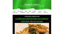 Desktop Screenshot of crackerscheese.com